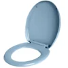 Abattant WC universel avec frein de chute 37x43cm bleu