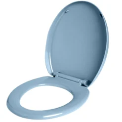 Abattant WC universel avec frein de chute 37x43cm bleu