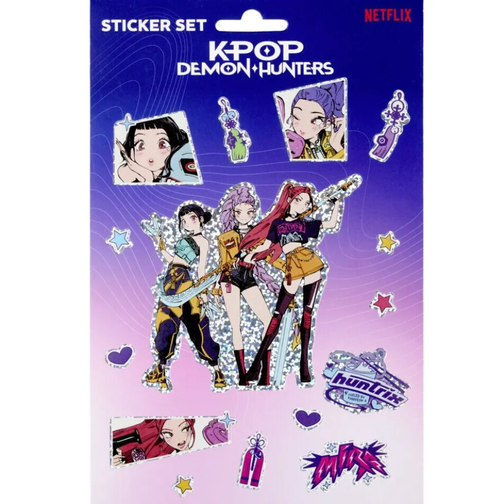 Accessoires papeterie 6 pièces Kpop Demon Hunters