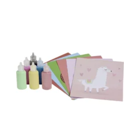 Activité carte à sable coloré x6