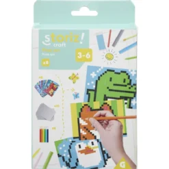 Activité créative pixel art x8