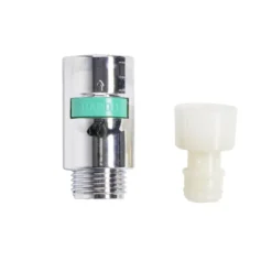 Adaptateur anti-torsion universel plastique chromé Ø3x5cm