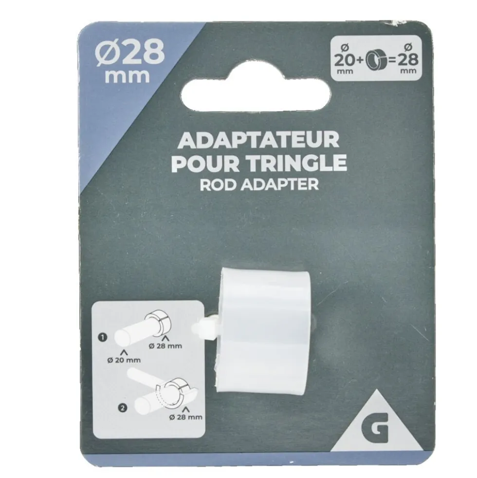 Adaptateur de tringle à rideaux Ø28mm