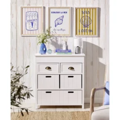 Affiche décorative x3 thème bord de mer 50x70cm (4 modèles)