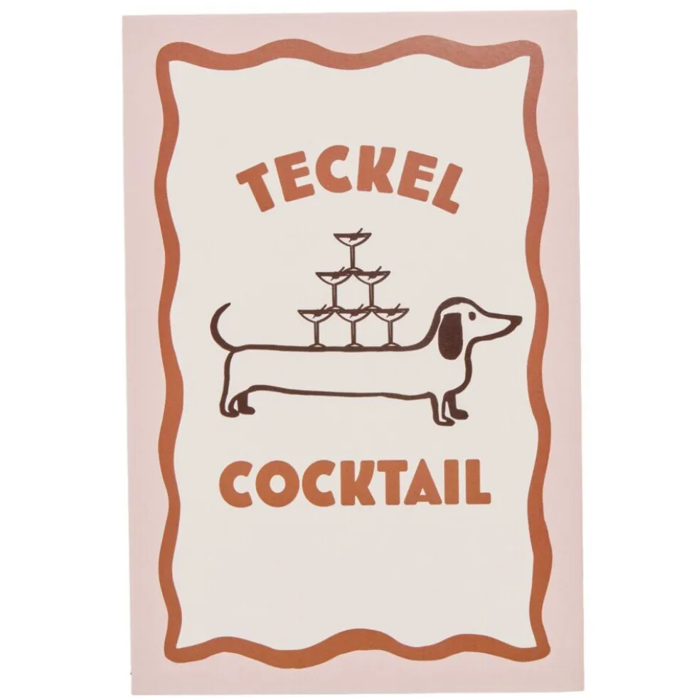 Affiche déco x3 papier Cocktail 30x40cm (3 modèles)