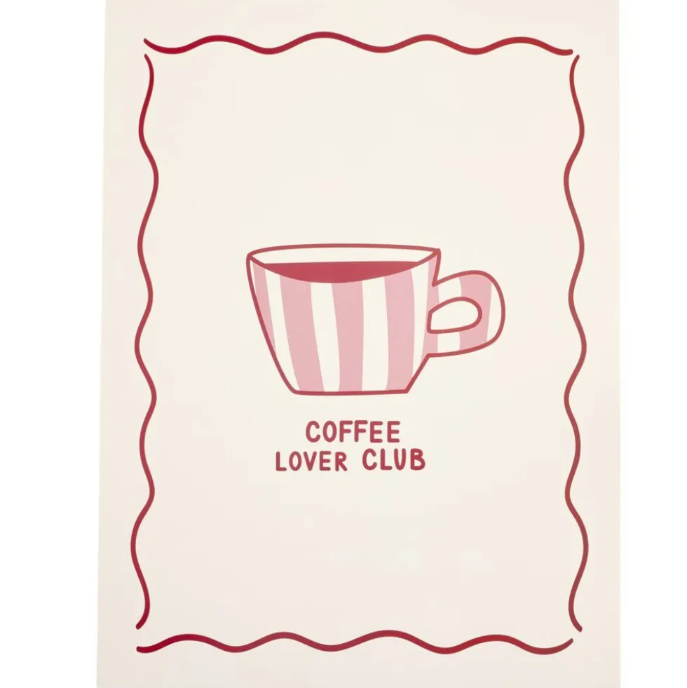 Affiche déco x3 papier petit-déjeuner 30x40cm (3 modèles)