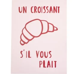 Affiche déco x3 papier petit-déjeuner 10x15cm (3 modèles)