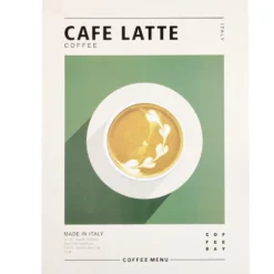 Affiche déco x3 papier petit-déjeuner 10x15cm (3 modèles)