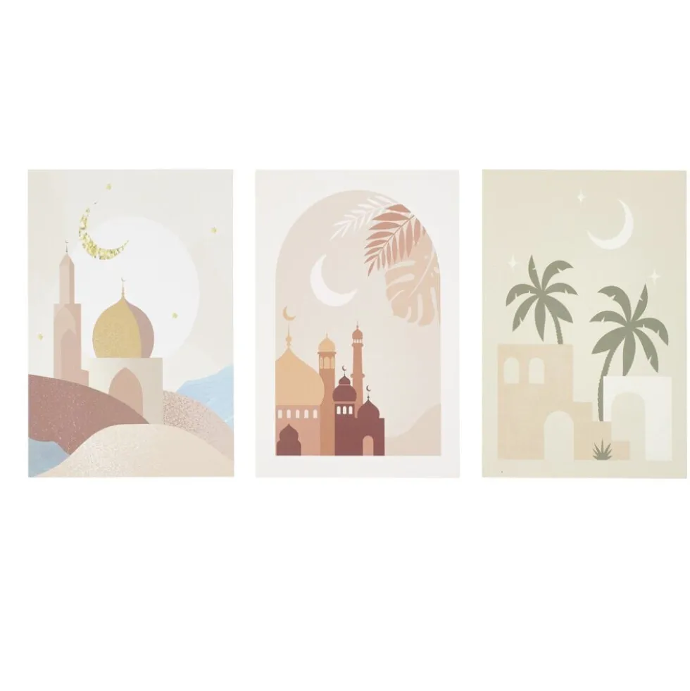 Affiche déco 10x15 thème Maroc x3 (2 modèles)