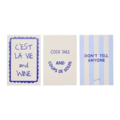 Affiche pop art x3 papier 10x15cm (2 modèles)