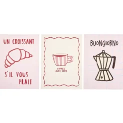 Affiche pop art x3 papier 50x70cm (3 modèles)