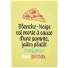 Aimant avec message humoristique