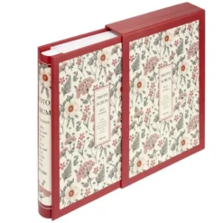 Album photo motif fleur 21x26cm - 2 modèles rouge ou bleu