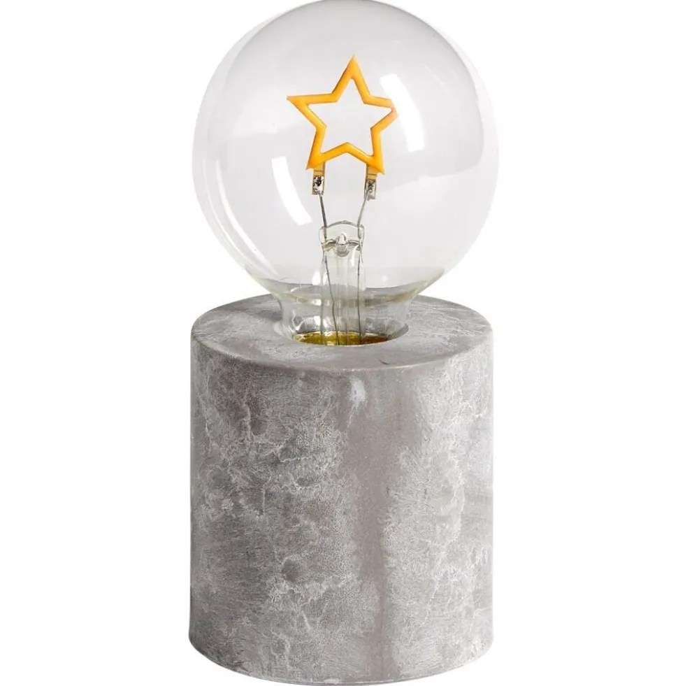 Ampoule déco LED sur socle étoile