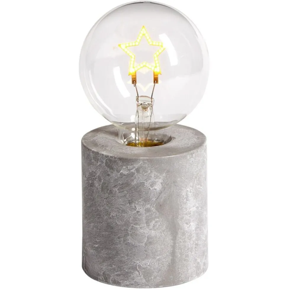 Ampoule déco LED sur socle étoile