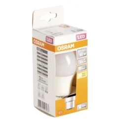Ampoule LED B22 A60 blanc chaud Osram 8,5W=60W 806lms classe F