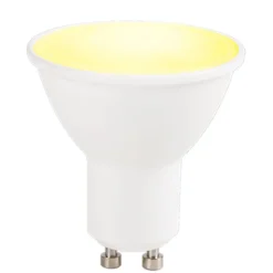 Ampoule LED connectée blanc ajustable GU10 40 W