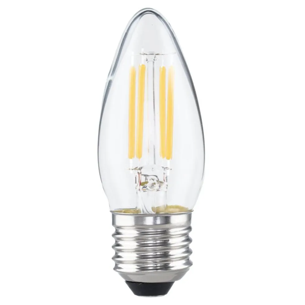Ampoule LED E27 blanc chaud 4W=40W 470lms classe E