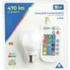 Ampoule LED E14 G45 couleurs changeantes avec télécommande 470lms