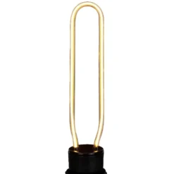 Ampoule LED E27 néon forme tube jaune