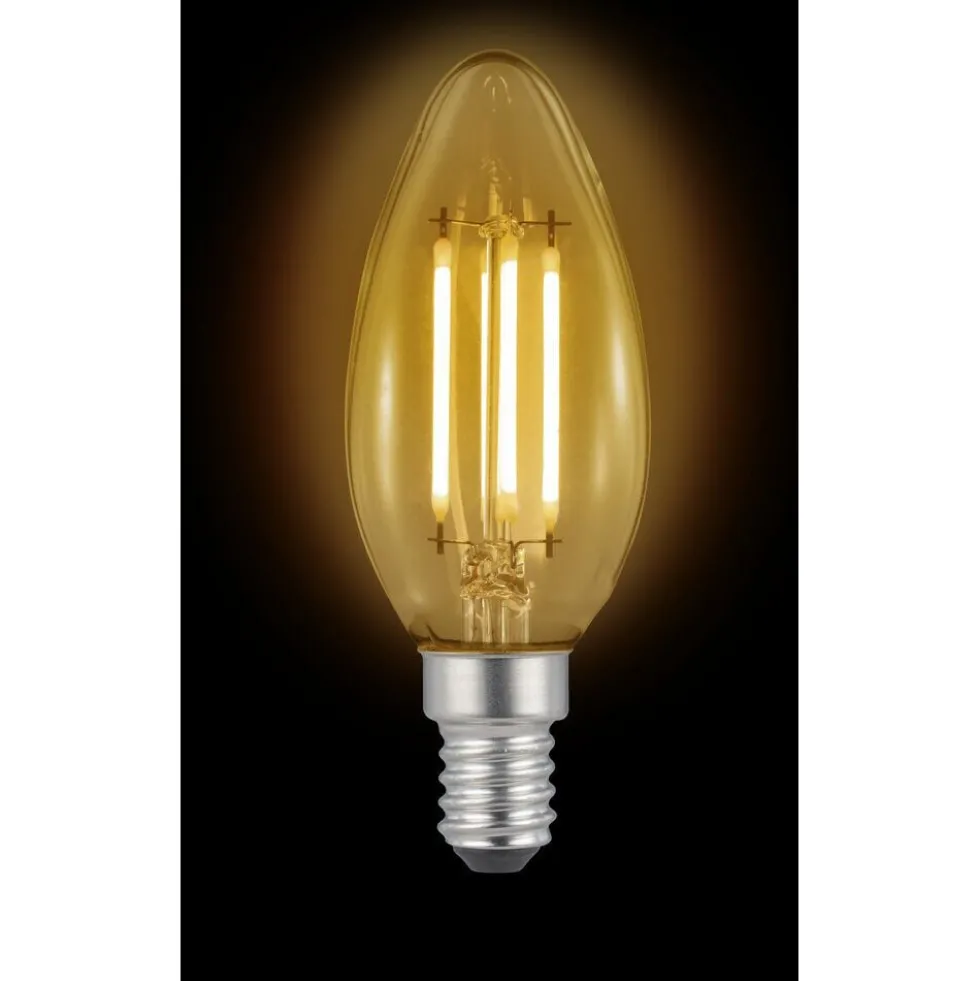 Ampoule LED E14 x3 blanc chaud 4,5W=40W 470lms classe F