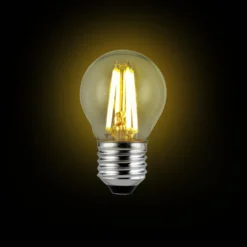 Ampoule LED filament E27 470lm 2,2W=40W blanc chaud x3