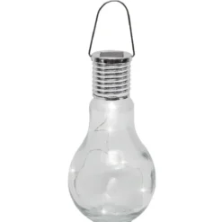 Ampoule solaire à suspendre verre transparent