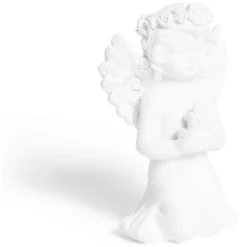 Ange décoratif plastique blanc - 6 modèles