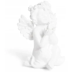 Ange décoratif plastique blanc - 6 modèles