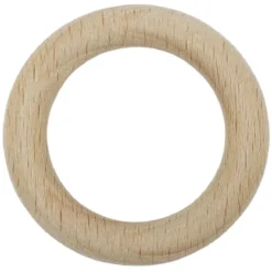Anneau de rideau en bois naturel Ø42mm x10
