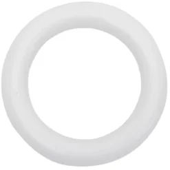 Anneau pour barre de rideau Ø56 mm plastique Blanc x10