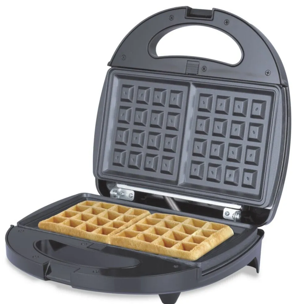 Appareil à croque monsieur et sandwich 3en1 revêtement antiadhésif 750W