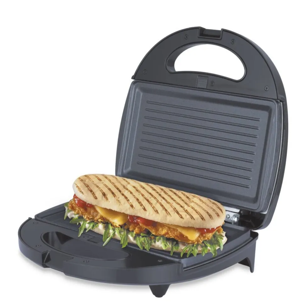 Appareil à croque monsieur et sandwich 3en1 revêtement antiadhésif 750W