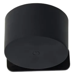 Applique murale nomade rechargeable noir Ø7,5x4,5cm