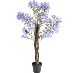 Arbre artificiel XL jacaranda violet H120cm