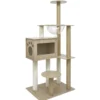 Arbre à chat XL 4 niveaux couchage griffoir H145cm