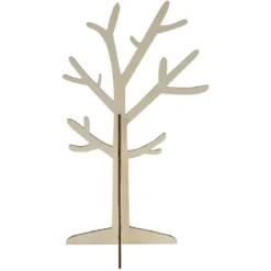 Arbre de Pâques décoratif en bois Ø15xH45cm