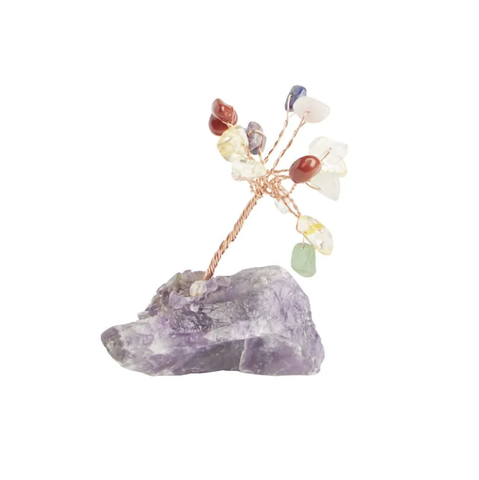 Arbre de vie en pierre naturelle sur Druse H8cm - 2 modèles