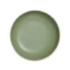 Assiette creuse en faïence vert Ø20xH4cm