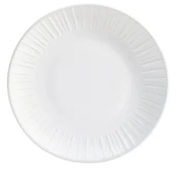 Assiette à dessert ronde céramique blanc Ø21cm