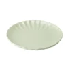 Assiette à dessert ronde Venise faïence verte Ø20cm