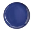 Assiette plate bleue bordure dorée Ø27cm