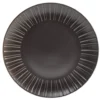 Assiette plate en céramique noir Ø27cm