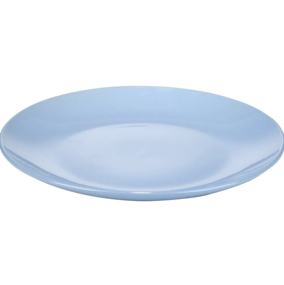 Assiette plate Madrid grès bleu Ø26,7cm