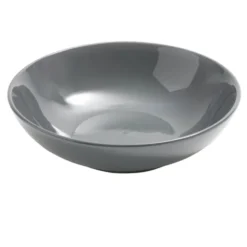 Assiette à soupe Madrid grès gris Ø20cm