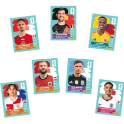 Autocollants Panini Fifa Coupe du Monde 2026 - 8 pochettes de 7 stickers