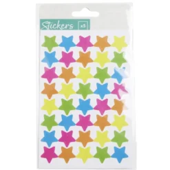 Autocollants 15x5cm 5 feuilles - plusieurs modèles