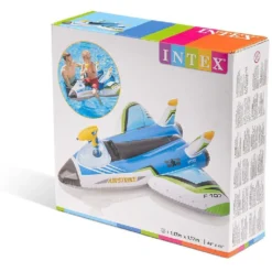 Avion gonflable + pistolet INTEX