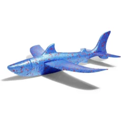 Avion planeur en mousse dragon ou requin 46x48x10cm