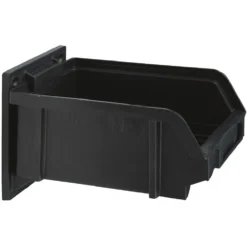 Bac à bec en plastique gris x2